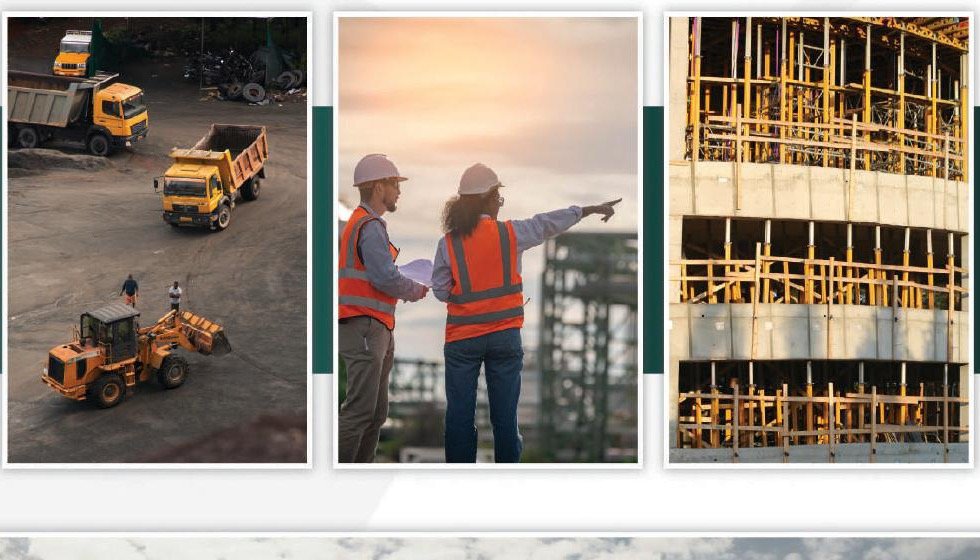 Industrial construction site